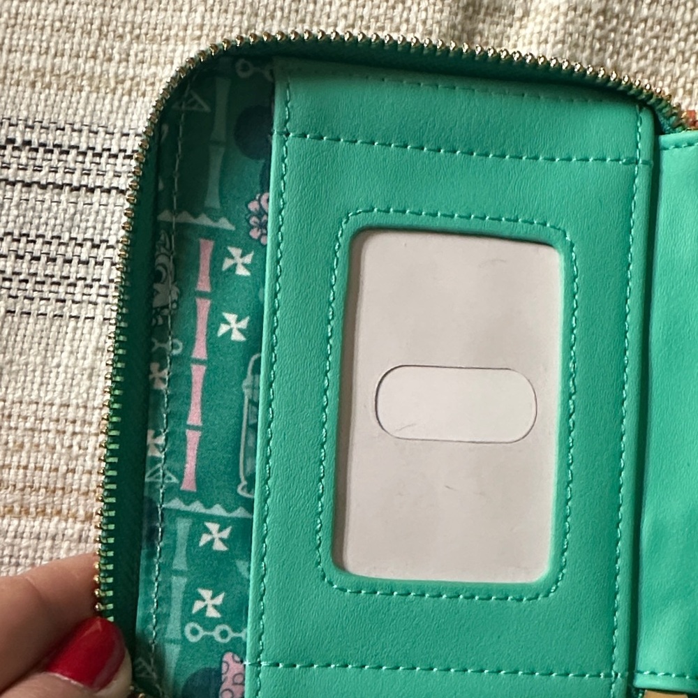 Loungefly Disney Teal and Brown Wallet - Picture 6 of 8